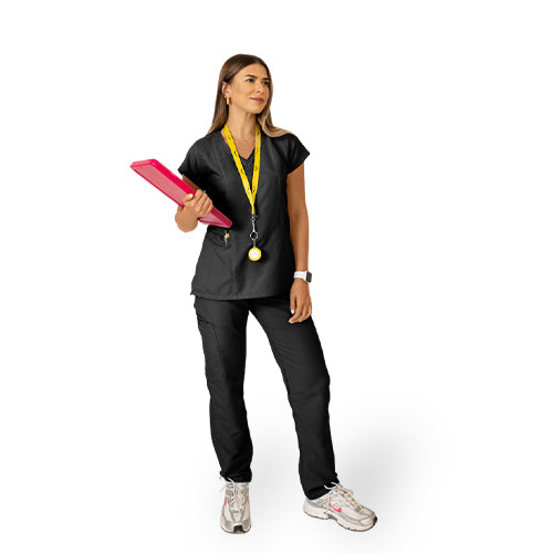 Uniforme Dama Esencial Cuello Cruzado Pantalón Clásico