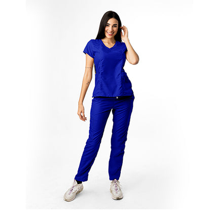 Uniforme Dama Esencial Cuello Cruzado Pantalón Clásico